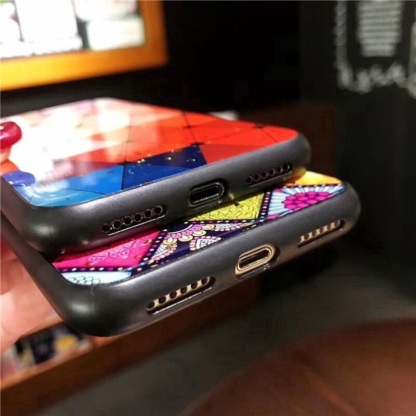 Ốp điện thoại nhựa hình đá hoa cương cho Samsung Galaxy Note 10+ 9 8 5 S20 Ultra S10 S9 S8 Plus S7 Edge