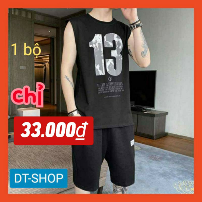Bộ thể thao nam- Bộ hè nam cộc tay