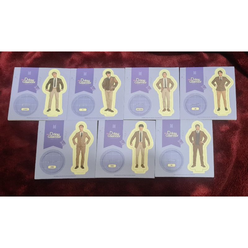 Lẻ ảnh đứng/ Standee BTS Festa D-Day Calendar 2021