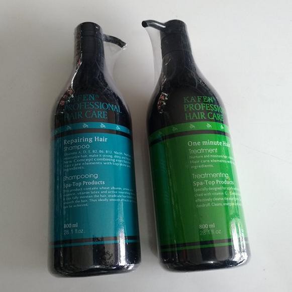 Cặp dầu gội và hoàn hình KAFEN
