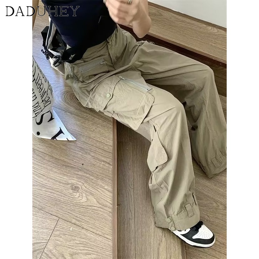 Quần Dài Dáng Suông Nhiều Túi Thời Trang Xuân Hè 2022 Cho Nam Và Nữ