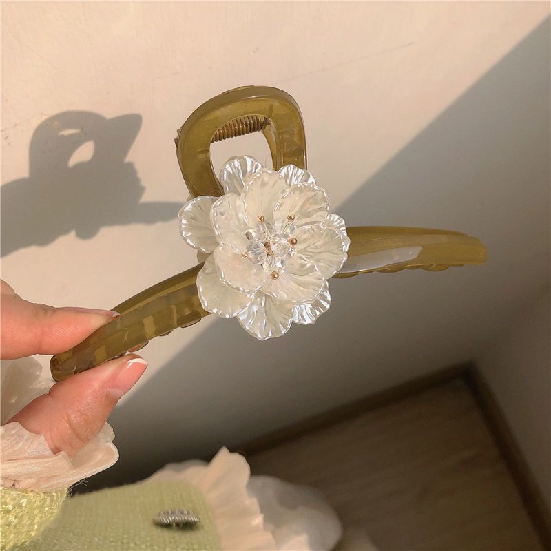 Kẹp Tóc Hình Hoa Đính Đá Pha Lê Phong Cách Hàn Quốc Mới Tik Tok 2022