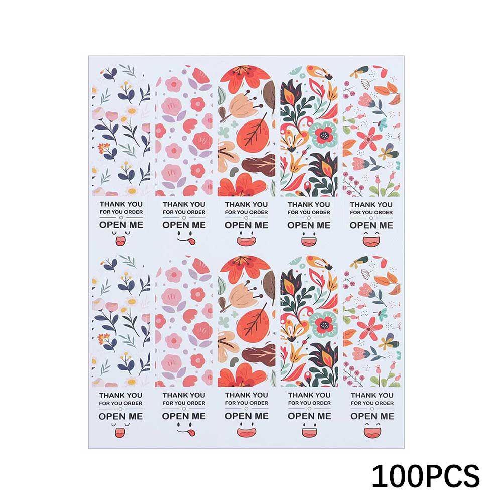 100 Sticker Dán Hình Chữ Thank You 2 * 7cm