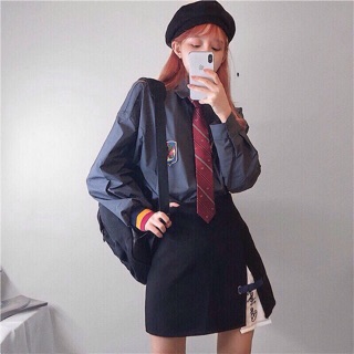 Sơ Mi Ulzzang + Cà Vạt ✨