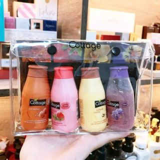 SÉT 4CHAI SỮA TẮM COTTAGE MINI