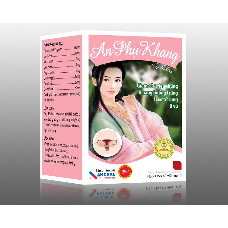 An Phụ Khang An Châu - 60 viên uống giảm u xơ, u nang dành cho phụ nữ - coastlinecare pharmacy