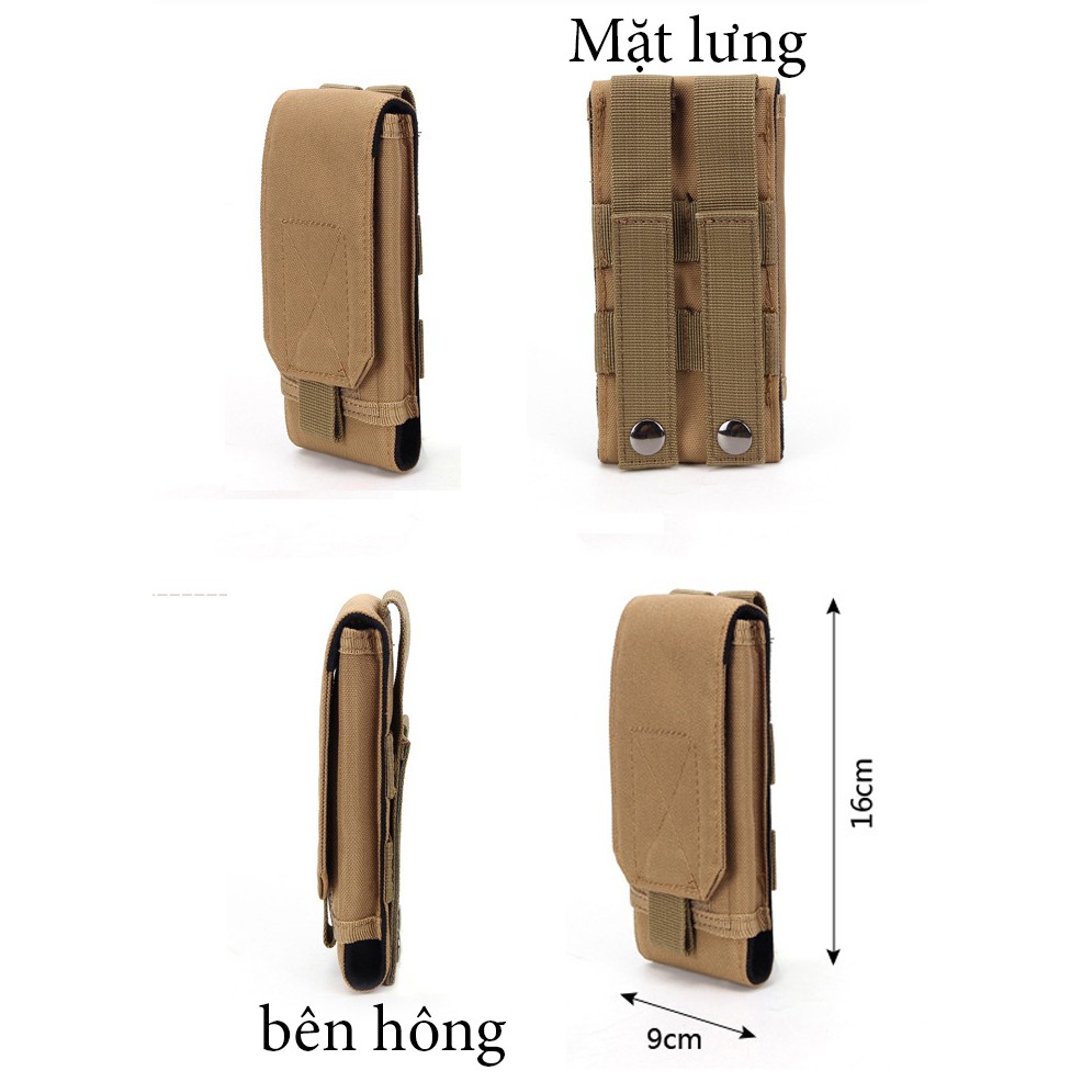 Túi để điện thoại cài thắt lưng tiện dùng.