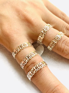 [ GIÁ SỈ ] Nhẫn bạc nữ đồng tiền may mắn.