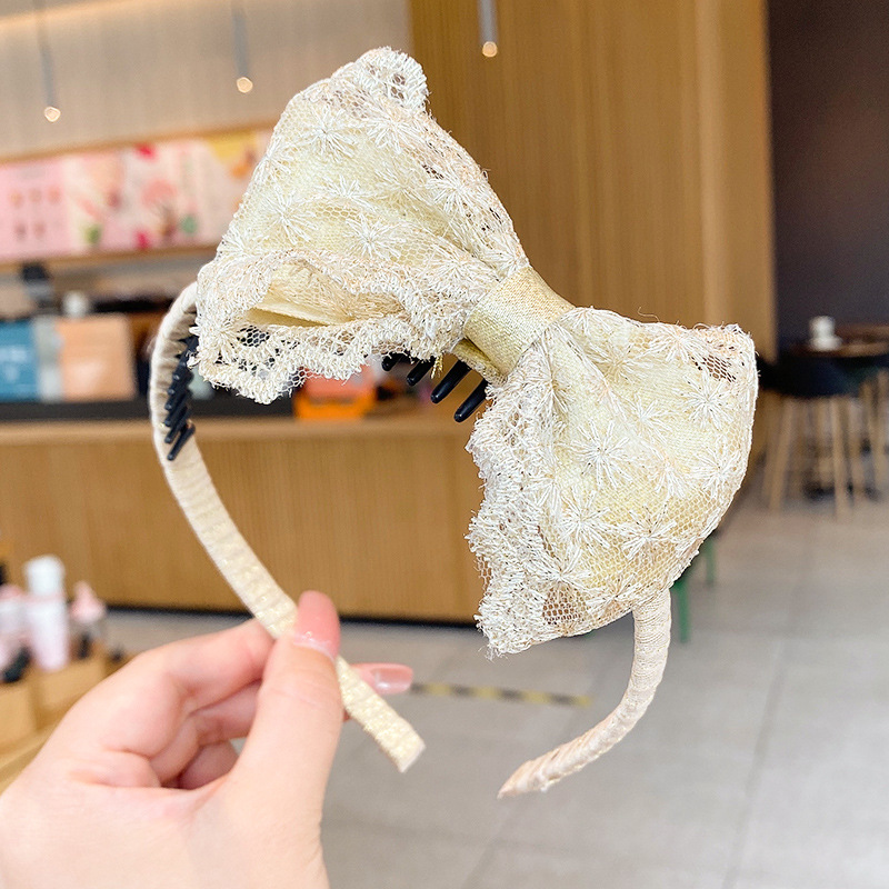 Băng đô cài tóc đính hoa dễ thương phong cách Hàn Quốc cho bé gái