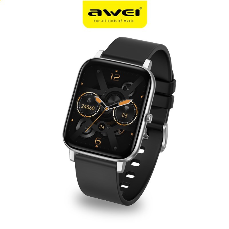 Awei H6 Smart Watch Series IP67 Waterproof With 30 Days Standby Battery, One Touch Control, App Notifications