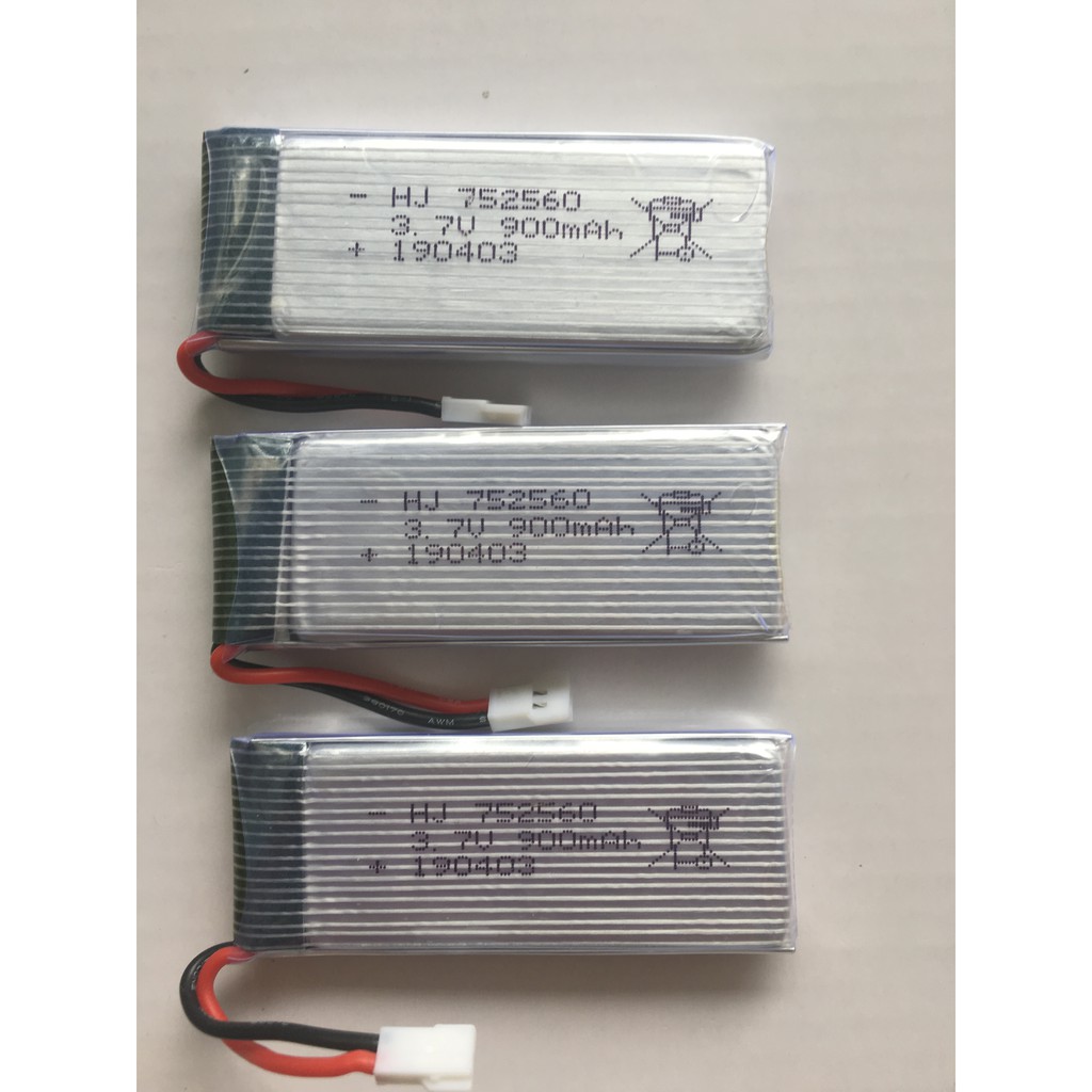 Pin may bay điều khiển, 3.7V900mah máy bay flycam, đồ chơi điều khiển từ xa