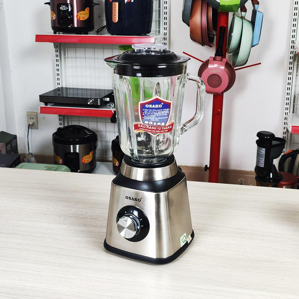 Máy xay sinh tố đa năng 450W Osako ST-03 với 3 cối gồm cối xay sinh tố, cối xay thịt, cối xay gia vị