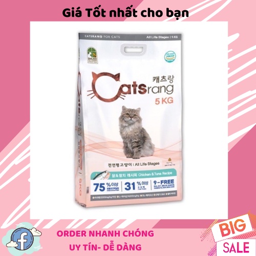 Thức ăn hạt Hàn Quốc Catsrang cho mèo mọi lứa tuổi