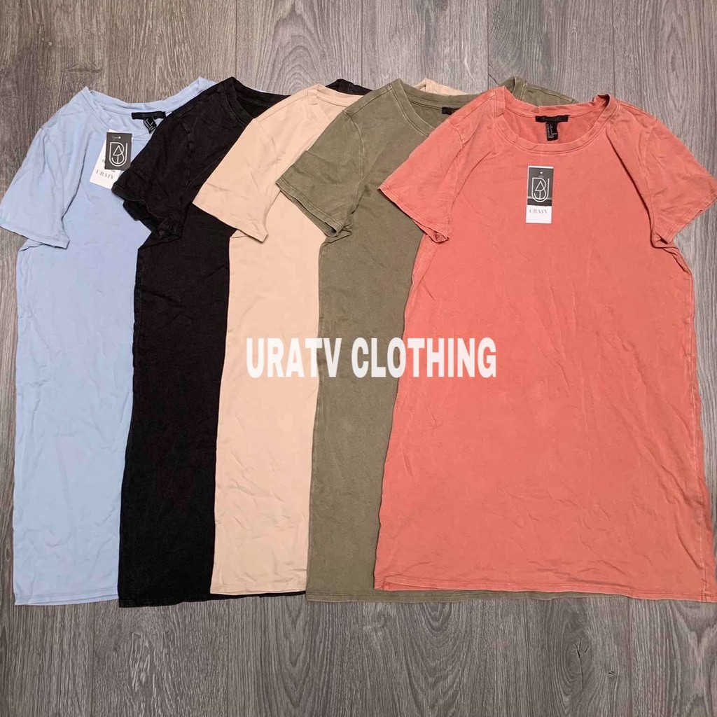 [FREESHIP - ẢNH CHÍNH CHỦ] Đầm thun suông trơn tay ngắn f21 160 | BigBuy360 - bigbuy360.vn