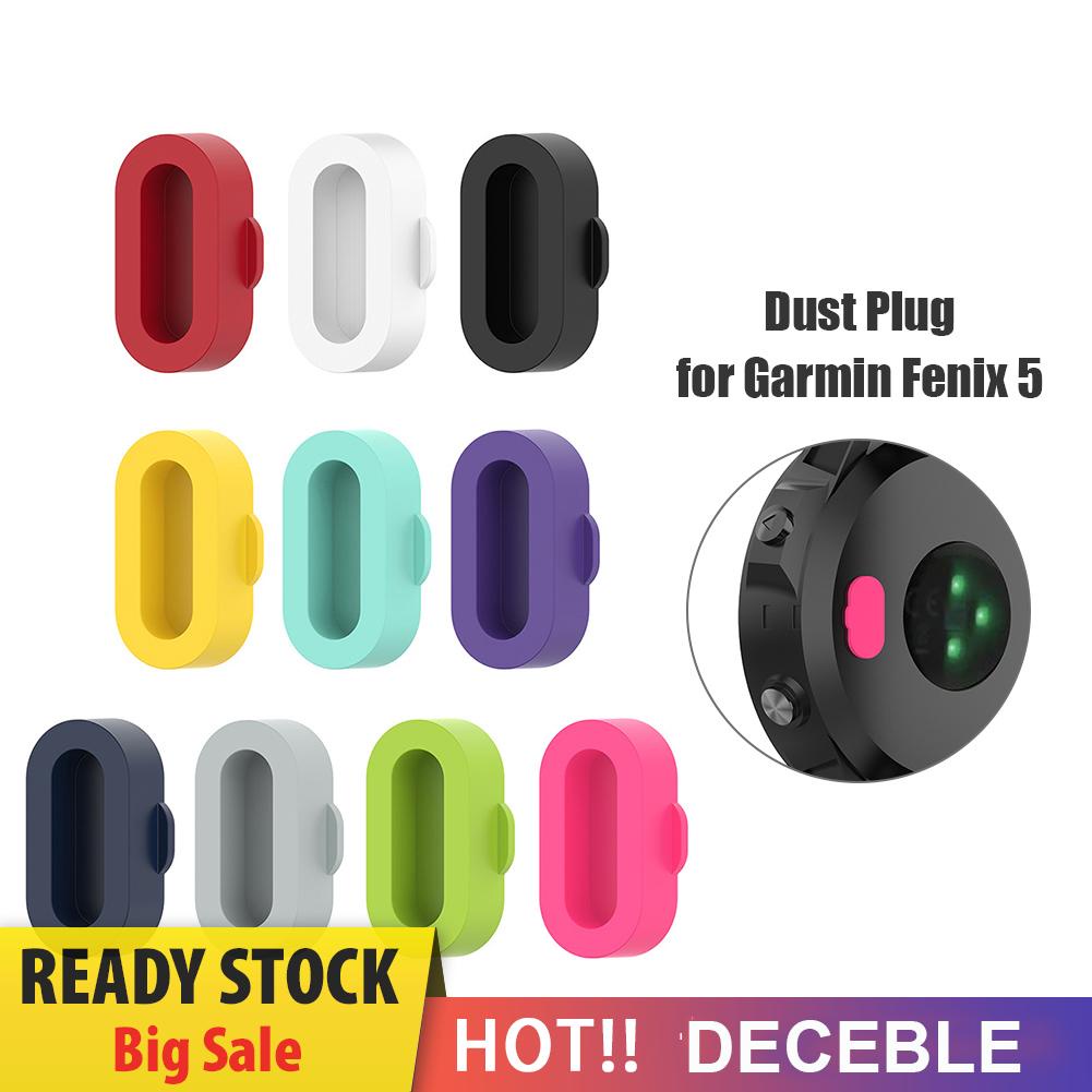Set 10 nắp silicone đậy cổng sạc chống bụi cho Garmin Venu 2 Venu 2s Fenix 5