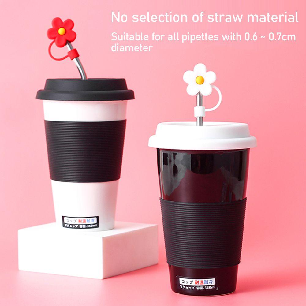 PINEVN Nắp Đậy Ống Hút Bằng Silicone Chống Bụi &amp; Văng Có Thể Tái Sử Dụng