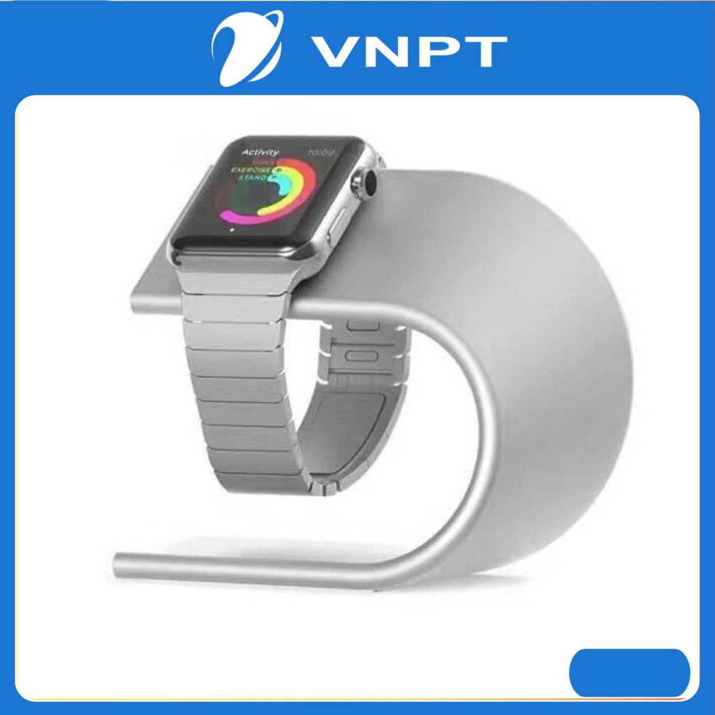 Để Dock Sạc Appel Watch Kiêm Giá Đỡ Đặt Sạc Không Dây Cho Đồng Hồ Thông Minh Apple Watch 1/2/3/4/5/6/SE...Hợp Kim Nhôm