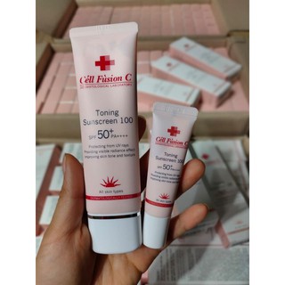 Kem chống nắng Cell Fusion  đỏ