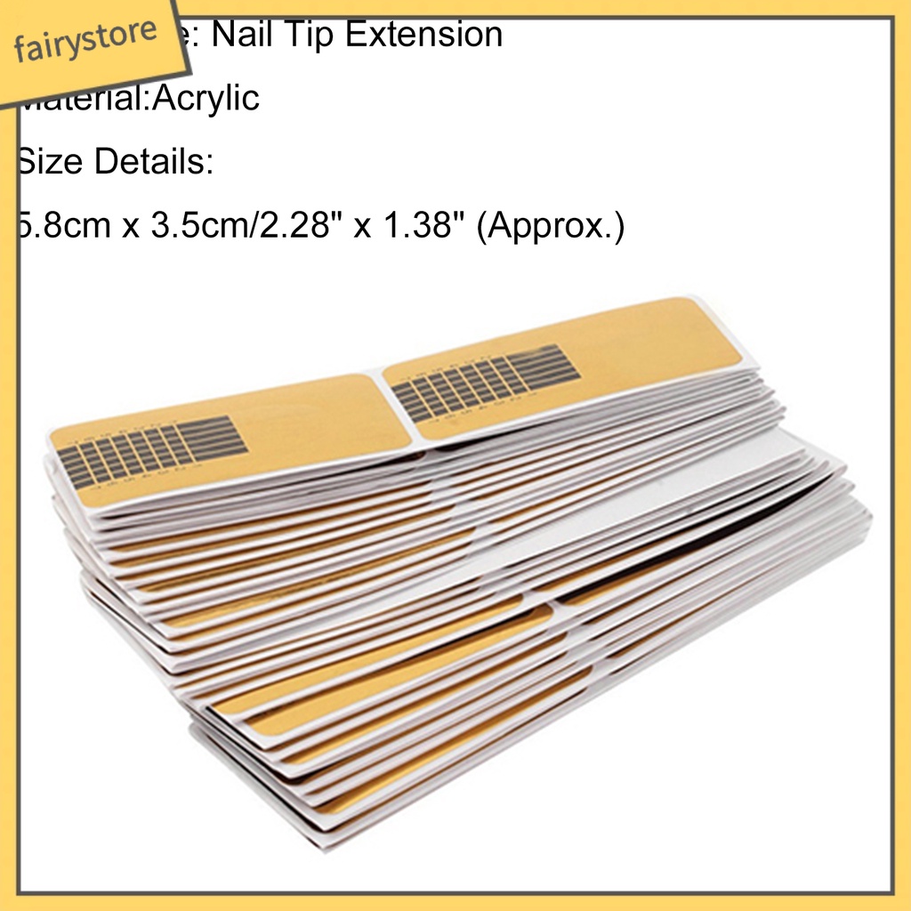 Set 100 miếng nối dài chuyên dụng làm móng nghệ thuật