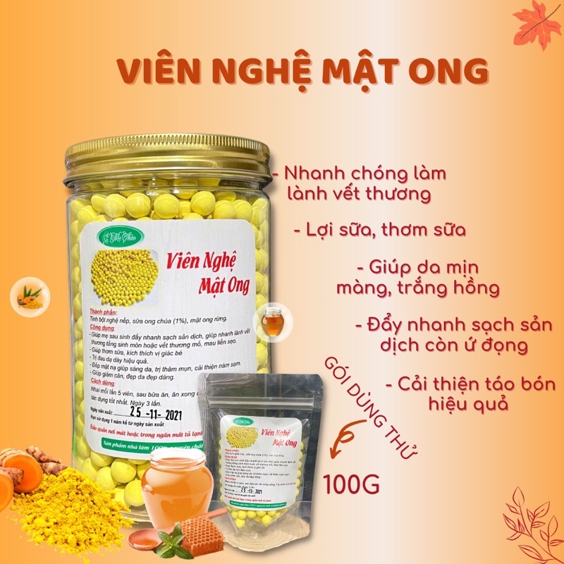 VIÊN NGHỆ MẬT ONG (HANDMADE)