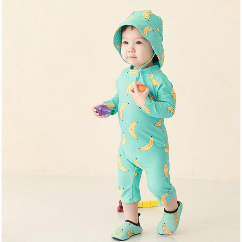 Đồ bơi bé trai | Đồ bơi bé gái SET tông xẹc tông siêu đáng yêu cho bé (Không kèm nón)