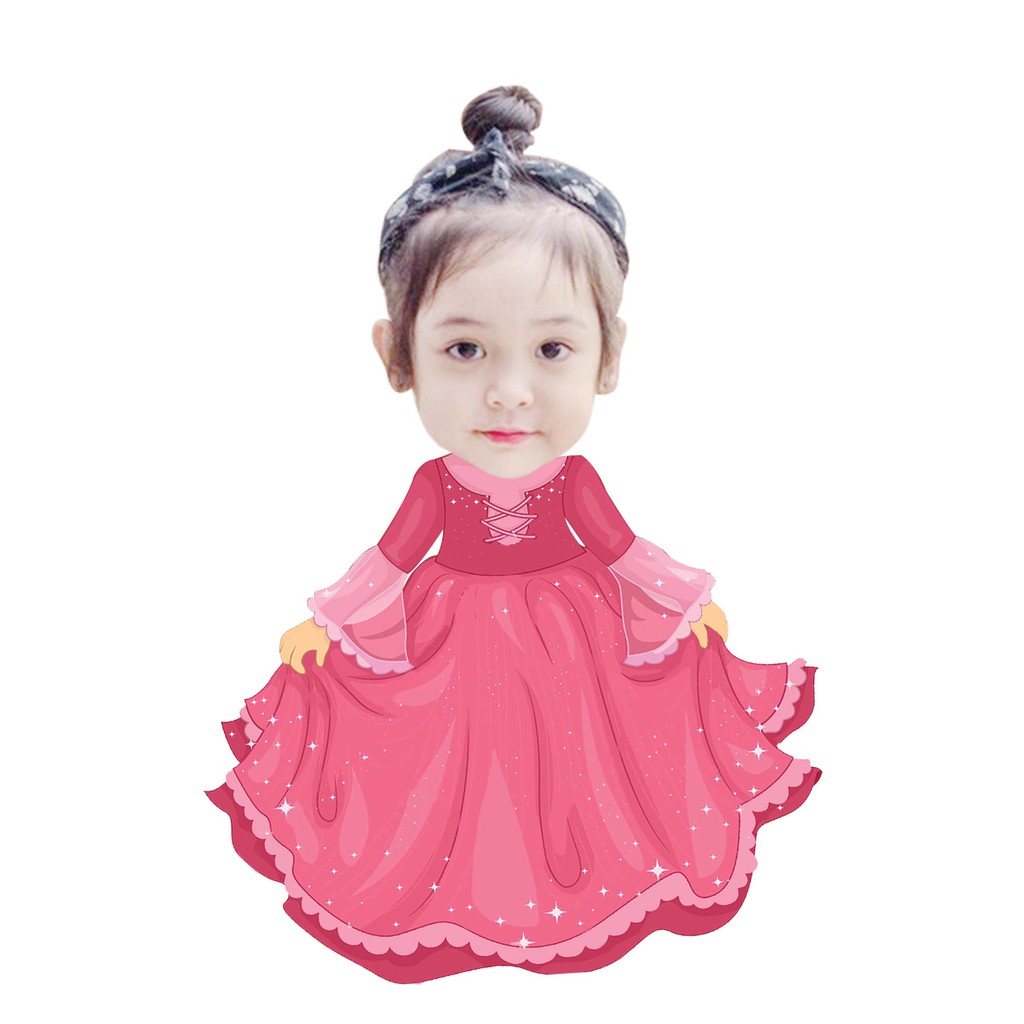 CHIBI BÉ TRAI GÁI - Chibi trang trí sinh nhật cho bé Có chân dựng bàn - Nhiều mẫu