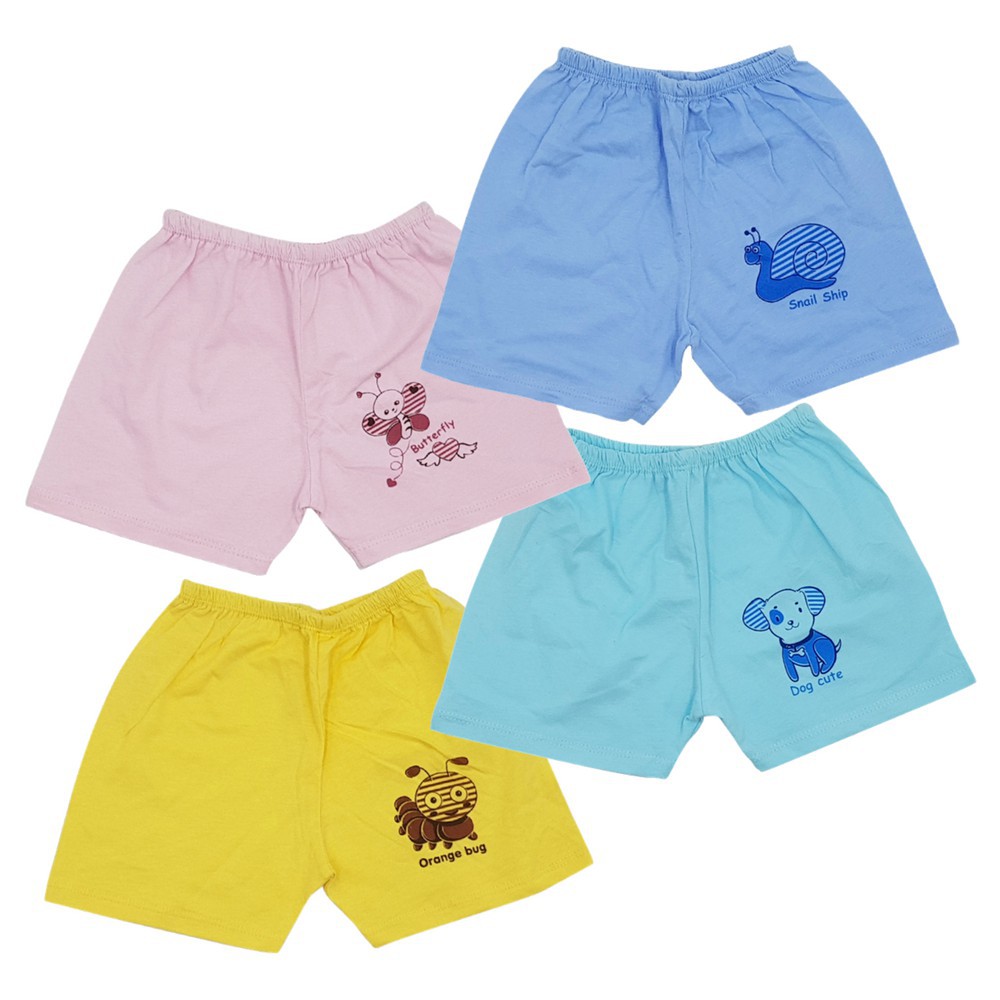 Quần Đùi Cotton Cho Bé Thái Hà Thịnh Size 3-15kg