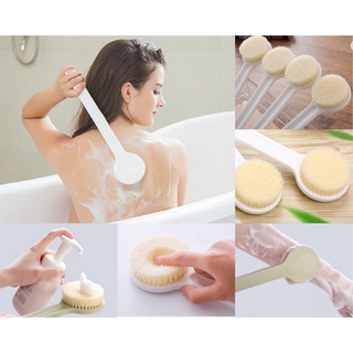 Bàn chải cọ chà lưng muji nhật ,cây tắm chà lưng siêu mềm mịn loại xuất nhật