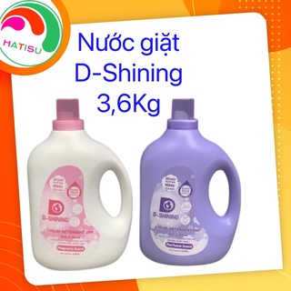 Nước giặt đậm đặc cao cấp D-Shining Hương nước hoa can 3.6kg HATISU