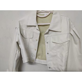 [HÀNG ORDER] Áo khoác da mềm dáng croptop freesize (ảnh thật ở cuối)