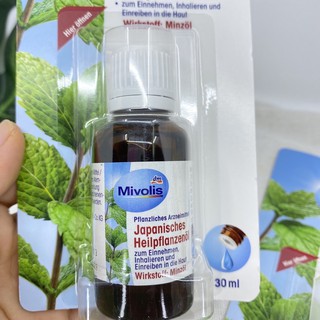Tinh Dầu Bạc Hà Mivolis Đức 30ml