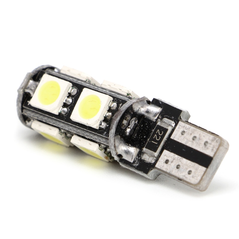Bộ Đèn Pha Chống Sương Mù LED T10 W5W 5050 9-SMD Cho Xe Hơi