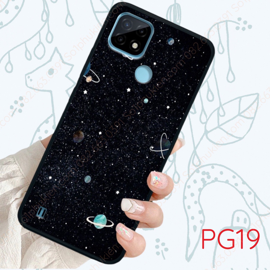 Ốp lưng điện thoại realme C21 C21Y C11 C12 C15 C20 dẻo in hình vũ trụ, ngân hà cực hot