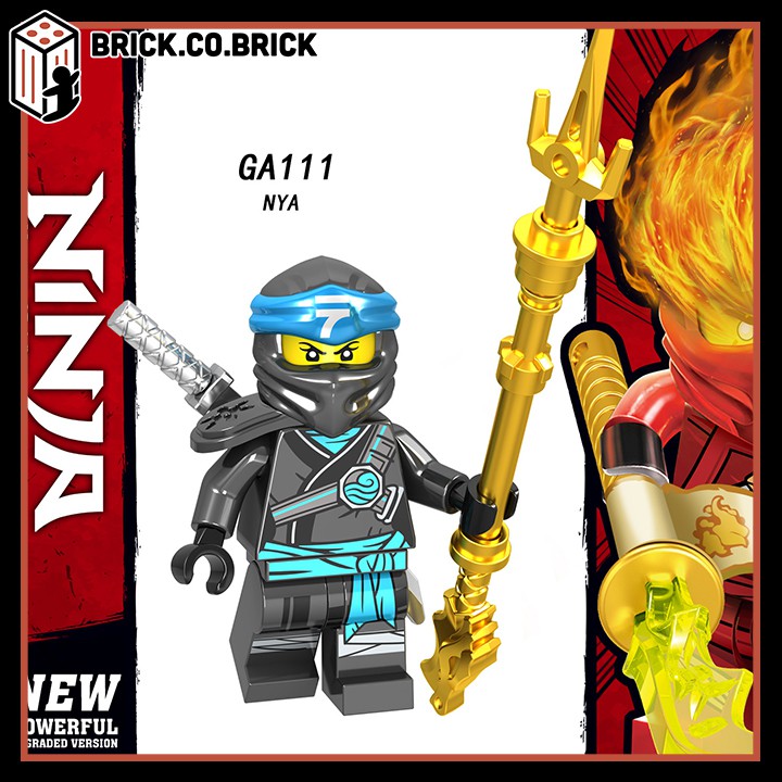 Ninja Phantom Đồ Chơi Lắp Ráp Minifigure Nhân Vật Hồ Ly Samurai Akita Zane Nya Kai Jay GA107 - GA114