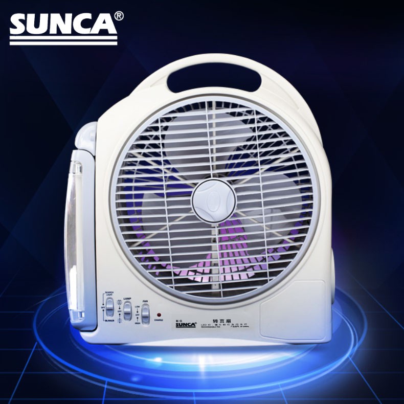 Quạt tích điện đa năng Sunca SF-299AL model 2020 dùng tới 8h liên tục - Hàng chính hãng, bảo hành 6 tháng