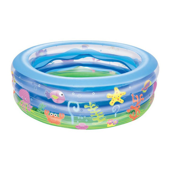 Bể bơi phao hình Tròn - 4 Tầng - Có Đáy Chống Trượt (R:100cm, C:60cm)