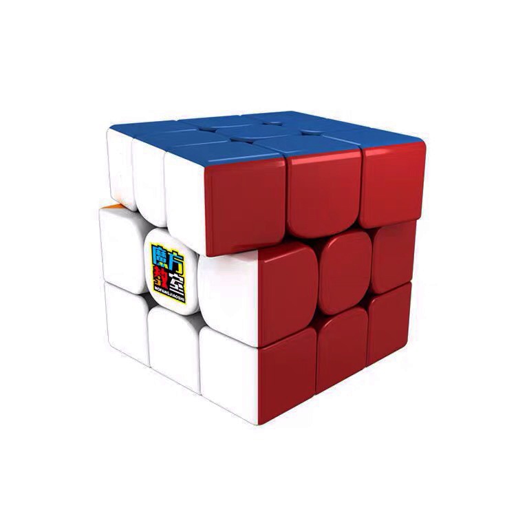 Rubik 3x3 - Rubik 3x3x3 MoYu 3M Stickerless Nam Châm Hãng Mod Cao Cấp Xoay Trơn, Cực Mượt, Bẻ Góc Tốt