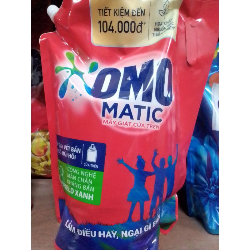 túi nước giặt 4kg omo cgo máy giặt cửa trên 3.8lít