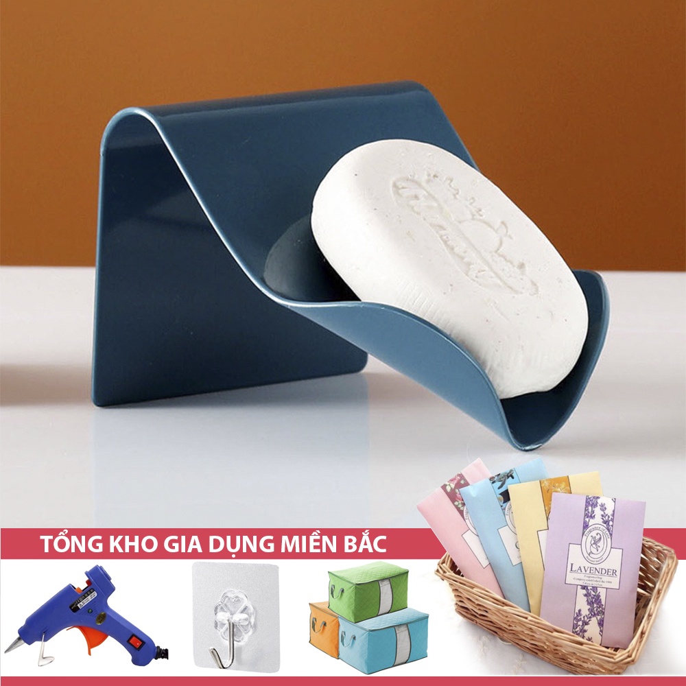 [Tổng Kho Sỉ] Giá Khay Để Xà Phòng Nhà Tắm Sóng S3 Décor Mới Về - Kệ Để Cục Xà Bông Khô Ráo