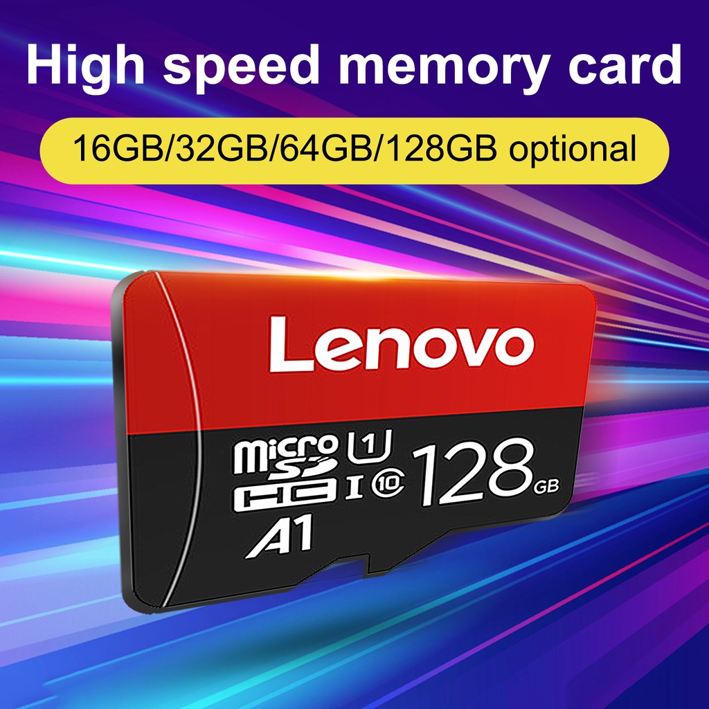 Thẻ nhớ TF LENOVO màu đen tốc độ cao chịu nhiệt độ cao 16G 32G 64G 128G