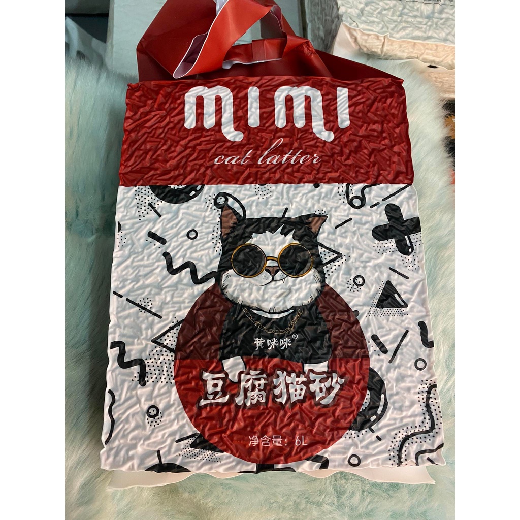 Cát Đậu Nành Mimi Litter 6L Giá Siêu Hời Thấm Hút Siêu Nhanh