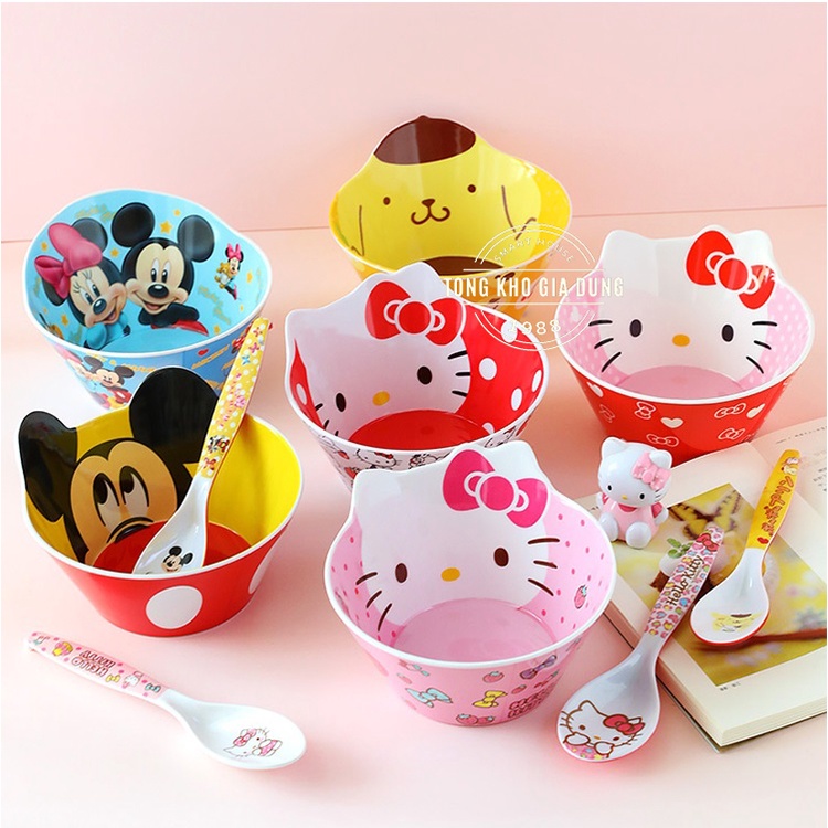 Bát Ăn Kiểu Dáng Hoạt Hình Ngộ Nghĩnh Cho Bé ❤️FREE SHIP❤️ Bát Ăn Dặm Elsa, Người Nhện An Toàn Cho Trẻ Em