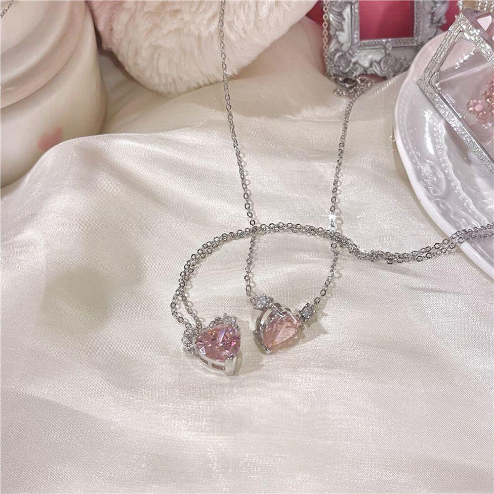 Vòng cổ Mặt Trái Tim VANES1 Thời Trang Hàn Quốc