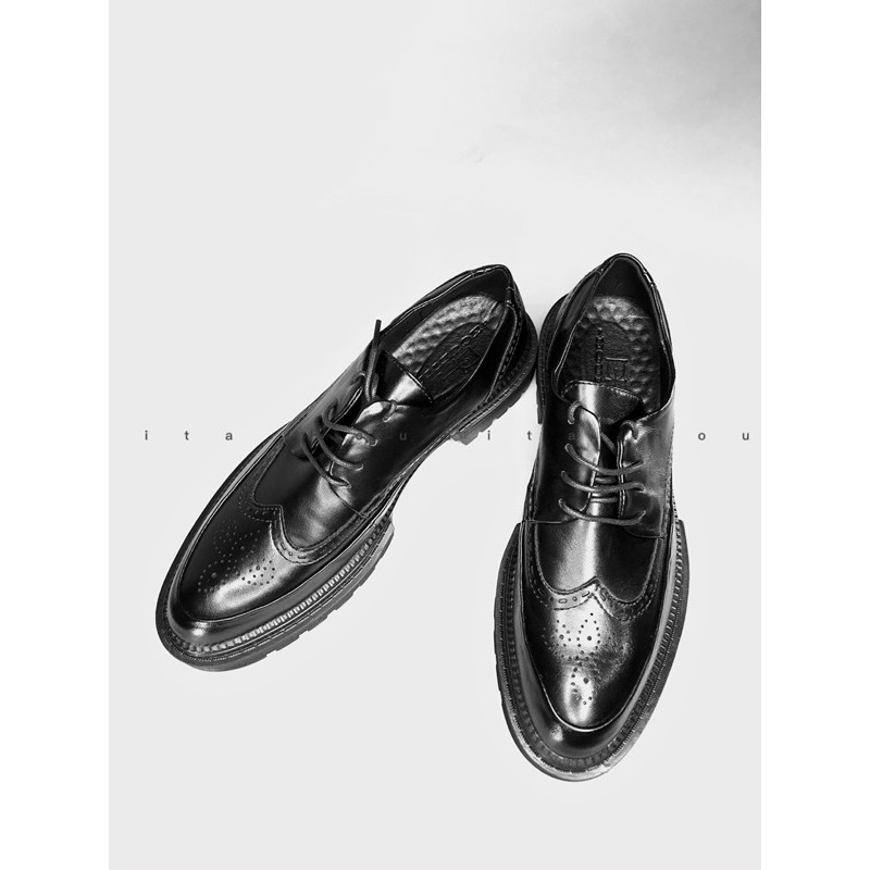 Giày tây nam Basic Derby Free đục lỗ - HOUDITA C-N01