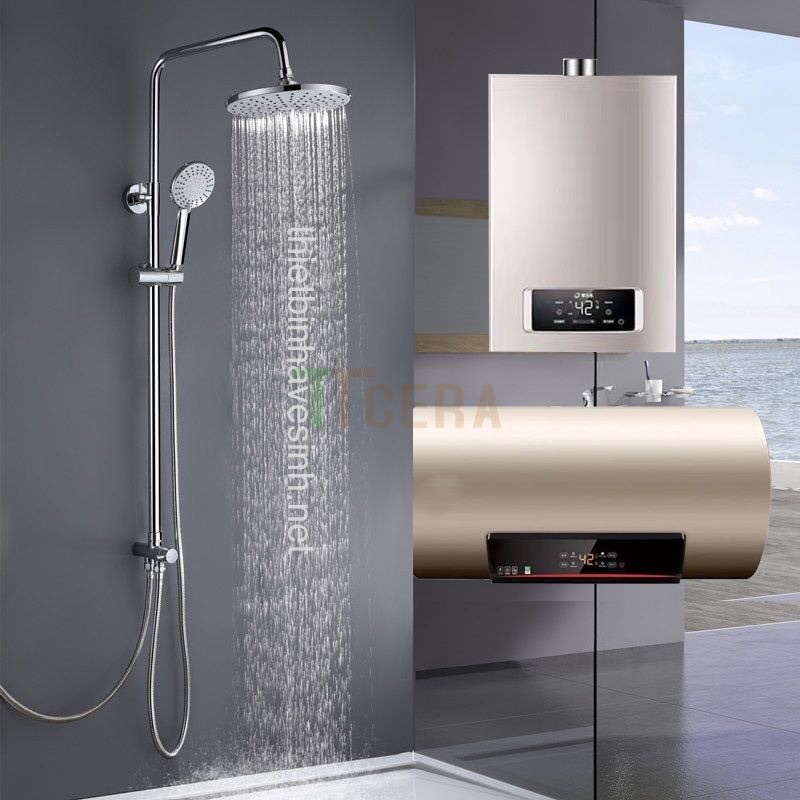 Vòi sen cây tắm ĐỒNG MẠ NIKEN (cho bình nước nóng trực tiếp)