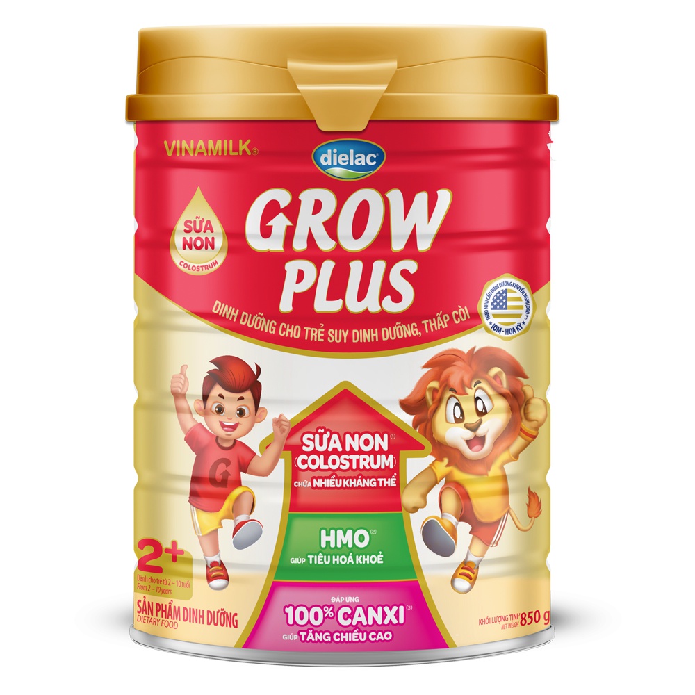 Sản phẩm dinh dưỡng Dielac Grow Plus 2+ 900g