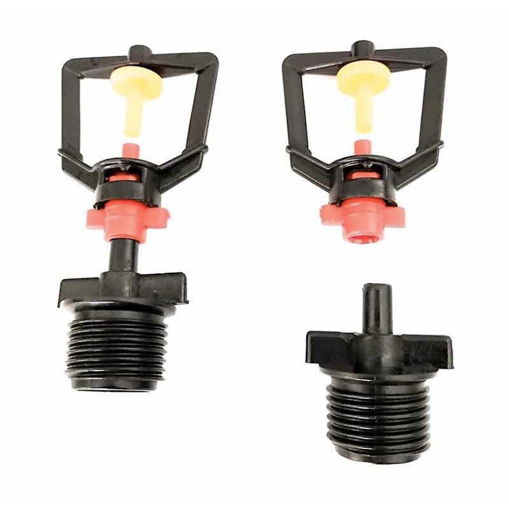 Bộ 10 Béc Tưới Cây Phun Sương Hạt Nhỏ Kèm Nối Ren 21 Tưới Lan, Cây Cảnh