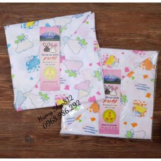 10 Chiếc tã chéo cotton in hình cho bé/ nhiều mẫu (loại to)
