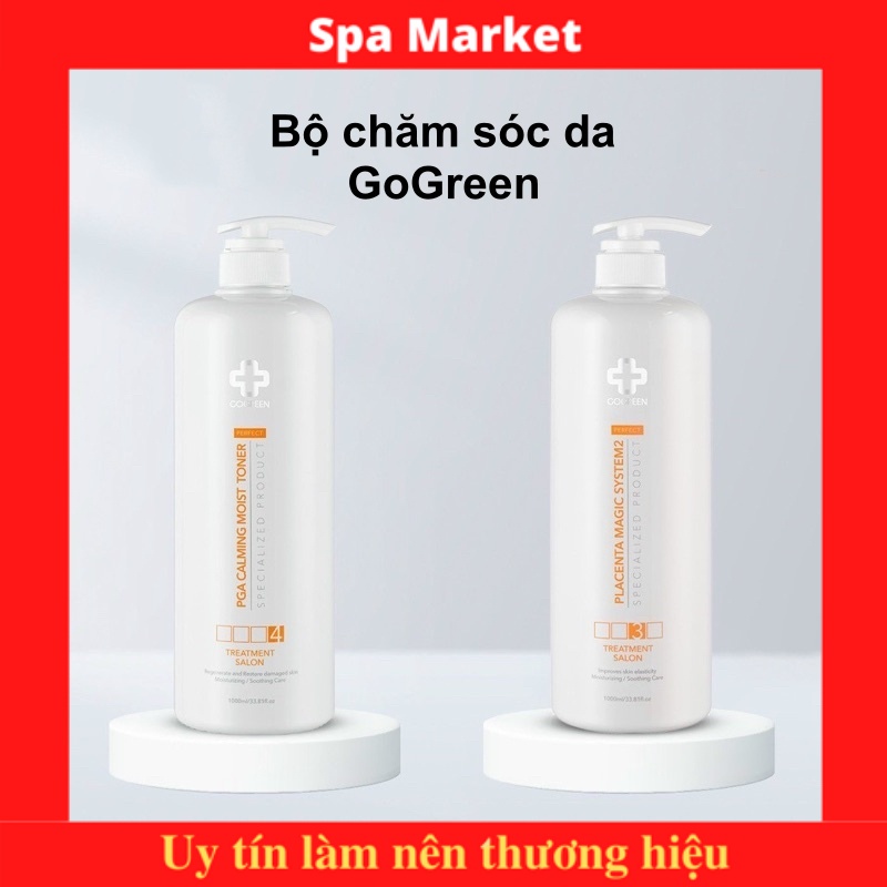 Bộ chăm sóc da cao cấp GOGREEN cho spa và thẩm mỹ viện