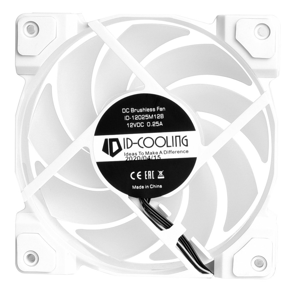 Bộ quạt tản nhiệt IDCOOLING DF12025ARGBTRIO SNOW (3pcs Pack)